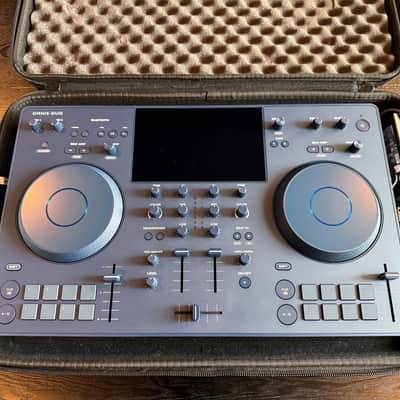 AlphaTheta OMNIS-DUO Portable DJ System – Mint – Magma Case + Decksaver image 2