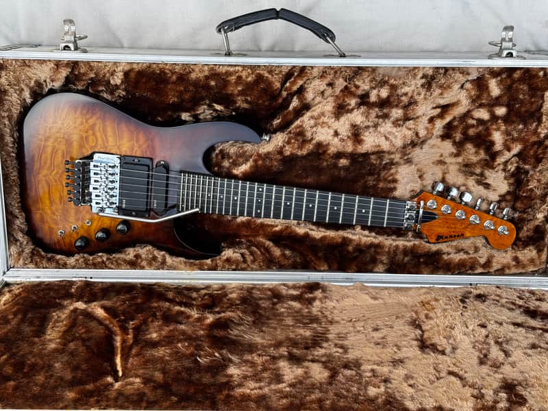 Manson One off miniature (2/3rd scale) custom build circa 1985 - Bookmatched maple image 1