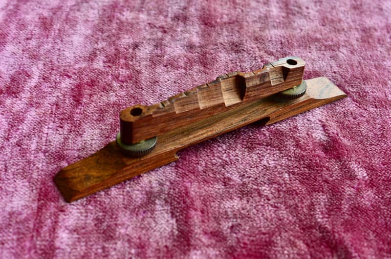 Vintage 1950's Gibson Rosewood Archtop Bridge and Base - L-5ces, Super 400, Es-175 1960's image 1