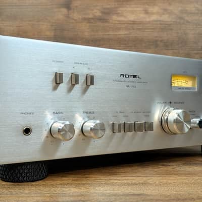 Rotel RA-713 Stereo Amplifier/ Fully Serviced and Tested/ Re-Capped/ Excellent Condition/ Free Shipping image 14