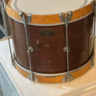 Rogers 10x14 Eagle Badge Mahogany Newport Field Drum image 3