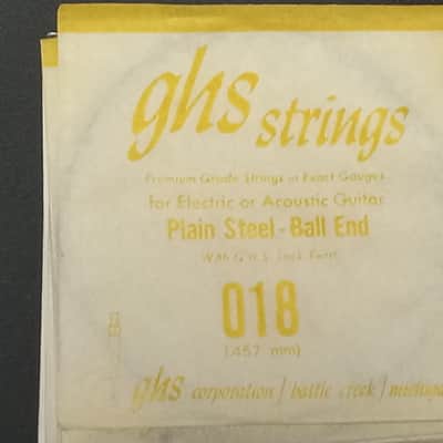 GHS Electric/Acoustic Ball End Guitar Strings Lot of 70 - Plain Steel image 7