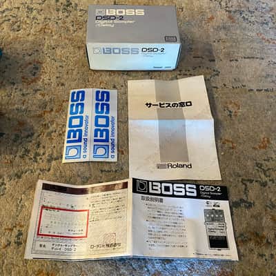 Boss DSD-2 Digital Sampler / Delay MADE IN JAPAN Blue Label 1986 image 13