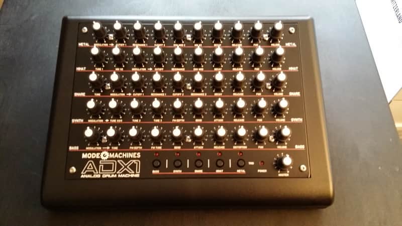 Mode Machines ADX-1 Drum Synthesizer 2016 Black image 1