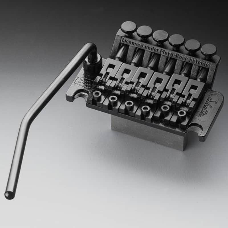 NEW Schaller Floyd Rose Locking TREMOLO Bridge & Whammy Bar Black SB-0290-003 image 1
