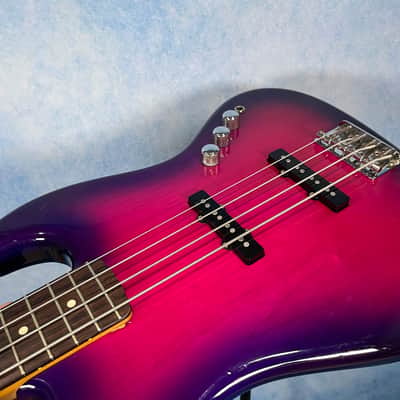 Fender Japan JB-62 Jazz Bass Magenta Burst, MIJ image 18