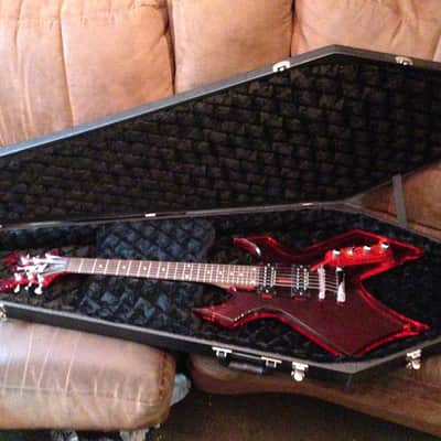 B.C. Rich Warlock Acrylic 2000 RED image 1