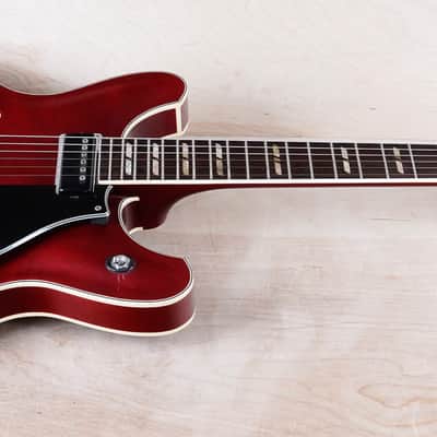 Yamaha SA-50 Hollow Body MIJ 1967 Cherry Red Vintage Japan w/ OHSC image 3