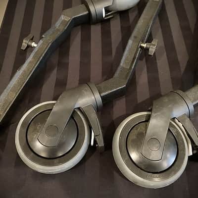 Adams Set of Three (3) Legs With Wheels & Brakes to an Adams Robert Van Sice 4.6 Oct Marimba-Excellent image 2