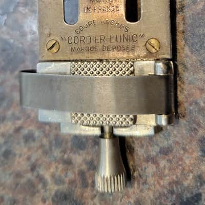 Coupe Anches Cordier-Lunic Bb Clarinet Reed Trimmer Vintage image 1