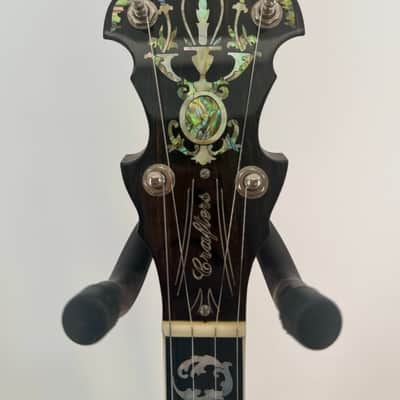 2005 Crafters of Tennessee Maple Classic 5-String Resonator Banjo, Curly Maple Flathead image 2