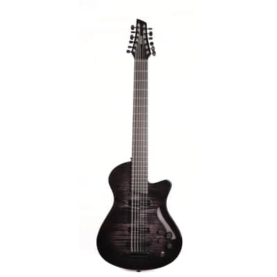 Veillette Swift Series 12-String Baritone Guitar Transparent Black image 2