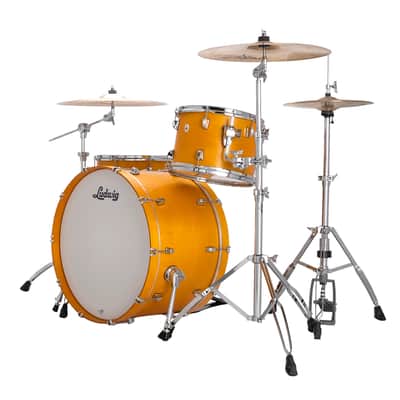 Ludwig NeuSonic Satin Golden Slumbers Painted Pro Beat Drums 14x24_16x16_9x13 3pc Shell Pack | NEW Authorized Dealer image 2
