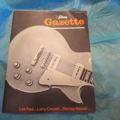vintage 1968 Gibson Gazette catalog periodical Volume 8 No 2 Les Paul model reintroduction Barney Kessel artists gallery Larry Coryell paper case candy image 10