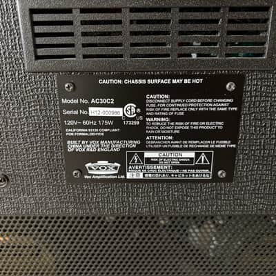 Vox AC30C2 Custom 2-Channel 30-Watt 2x12" Guitar Combo image 4