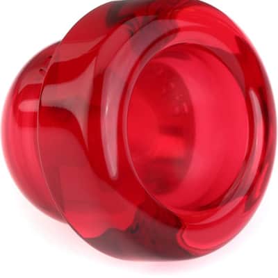 Pickett Acrylic Trumpet Mouthpiece Top - 3C Transparent Sweet Raspberry image 2