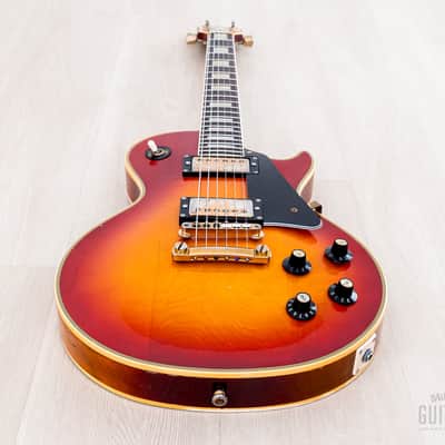 1983 Greco Mint Collection EGC68-50 Custom Cherry Sunburst w/ Screamin PAFs, Japan Fujigen image 10