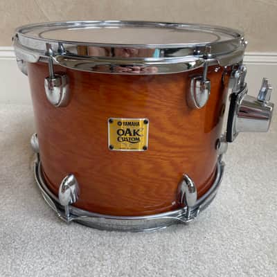 Yamaha 12” Oak Custom mounted Tom Drum MIJ 2000s - Honey Amber image 1