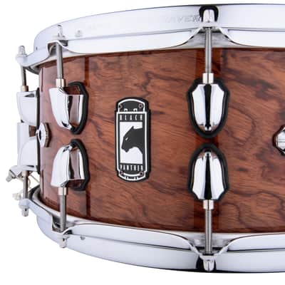 Mapex Black Panther 14x6.5" Shadow 7-Ply Birch/Walnut Snare Drum Wood: Deep/Dark | Authorized Dealer image 1