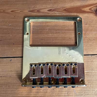 Mighty Mite Telecaster Humbucker Gold coloured Bridge Plate USA Retro Fit