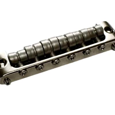 Bensonite Jazzmaster Bridge V2 - Nickel Plated Brass - 7.25'' radius image 1
