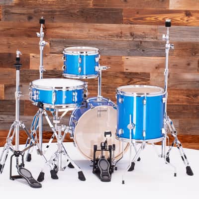 LUDWIG BREAKBEATS BY QUESTLOVE 4 PIECE DRUM KIT, BLUE SPARKLE image 8