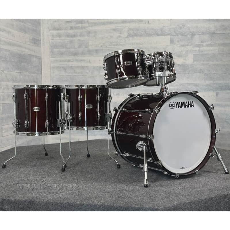 Yamaha Recording Custom 5pc Drum Set 22/10/12/14/16 Classic Walnut image 1