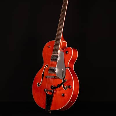 Gretsch G5420T Electromatic Hollow Body Single-Cut with Bigsby, Laurel FB, Orange Stain image 6