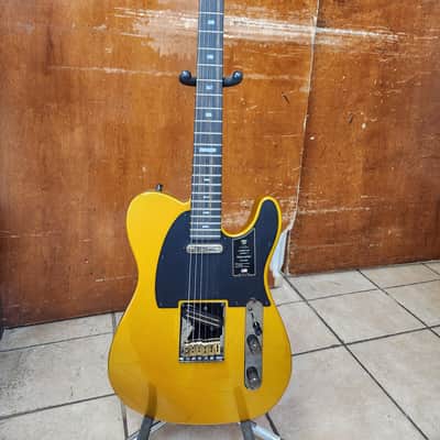 Fender 75th Anniversary American Ultra II Telecaster Liquid Gold with Roadrunner Hardshell Case image 1