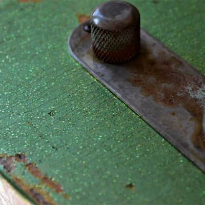 American Fender Telecaster Custom Heavy Relic Green Sparkle image 10