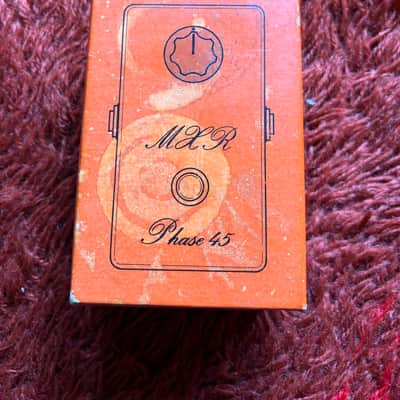 MXR MX-105 Script Phase 45 1973 - 1975 - Orange with Box and Spec Sheet image 3