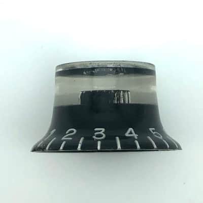 Top Hat Reflector Volume Knob - Black/Silver image 3