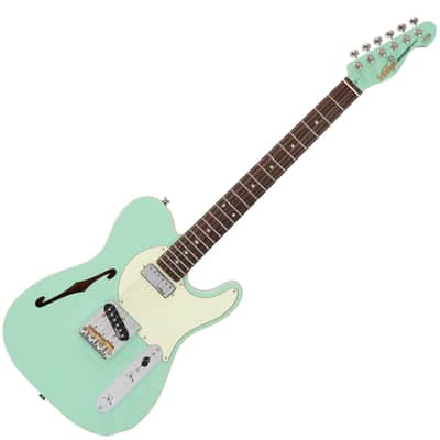 Vintage V72 Semi-Hollow ~ Ventura Green image 3
