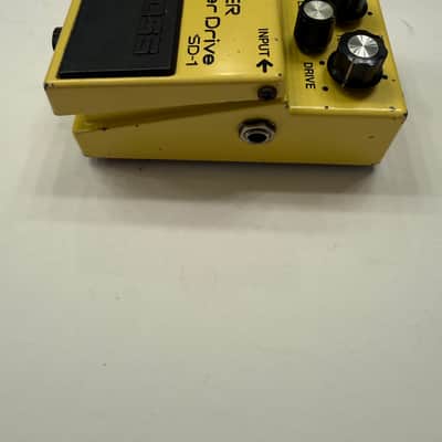 Boss SD-1 Super Overdrive Vintage 1981 First Year Guitar Effect Pedal MIJ Japan image 4