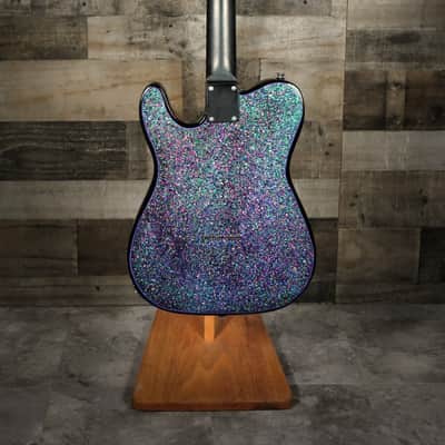 Flaxwood Prototype Electric Guitar Green/Purple Holoshift image 8