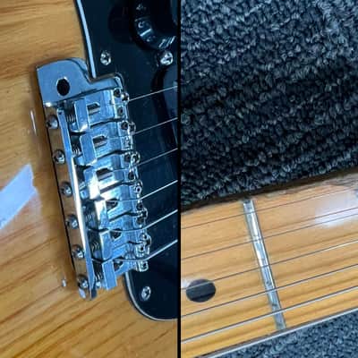 Fender Stratocaster Left-Handed with 3-Bolt Neck, Maple Fretboard 1977 - Natural image 7