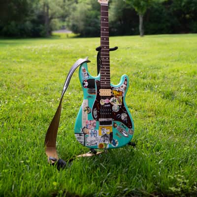 Rivers Cuomo Stratocaster Copy (Warmoth Partscaster) Seafoam Green Weezer Cuomocaster image 1