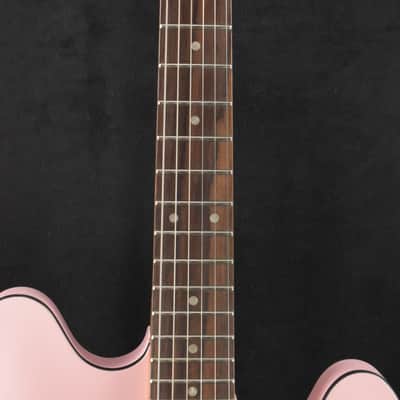 Fender Tom DeLonge Starcaster Satin Shell Pink Rosewood Fingerboard image 4