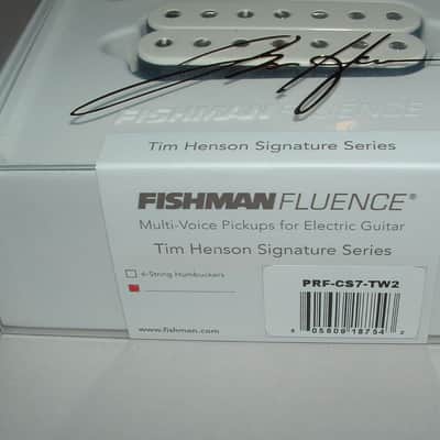 Fishman Fluence PRF-CS7-TW2 Tim Henson 7-String Signature Pickup Set (White) New image 2