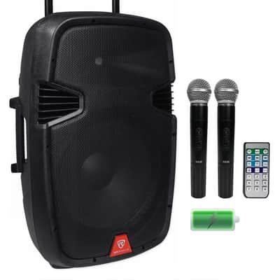 Rockville 15" Portable YouTube Karaoke Machine/System w/ 2 Mics See Description! image 11