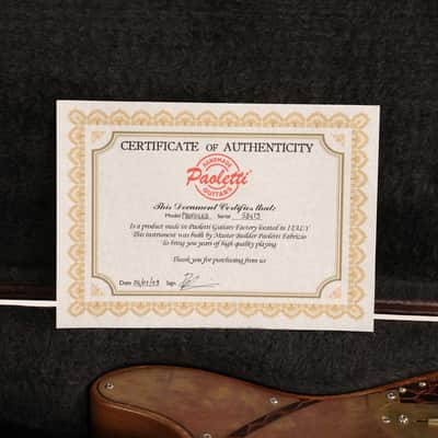Paoletti Nancy Wine Crocodile Series Guitar 2019 image 15