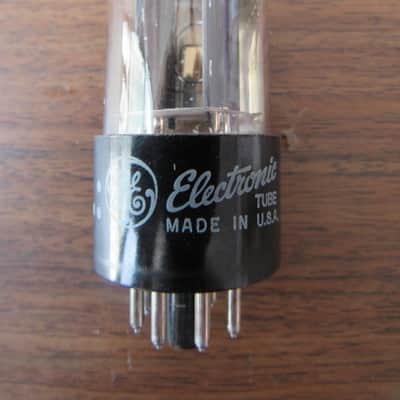 Single Tube General Electric 6SN 7GTB tube in very good condition image 1