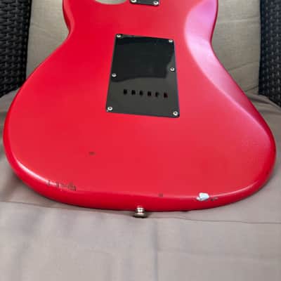 Fender Standard Stratocaster MIM - Red (Repainted), Rosewood Board, SSS image 4