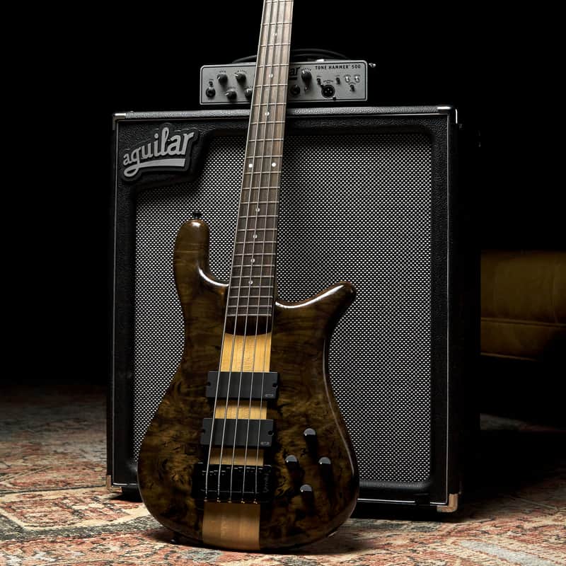 Spector NS-5XL – Myrtle Burl & Maple – Woodstock Custom Collection image 1
