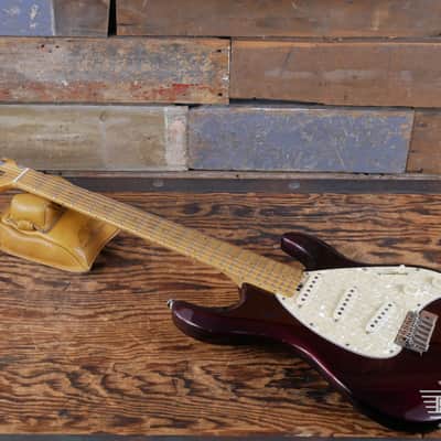 1995 Ernie Ball Music Man Silhouette Special SSS - Candy Red image 5