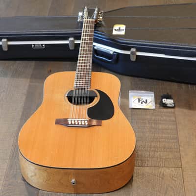 Vintage! 1980’s Simon & Patrick Luthier W.C. Natural Satin 12-String Acoustic/ Electric Guitar + Case image 1