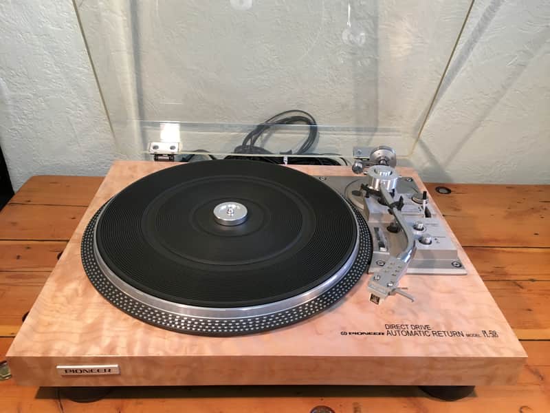 Pioneer PL-518 Handmade Quilted Maple Vintage Turntable Record Phono Audio Technica FREE Shipping! image 1