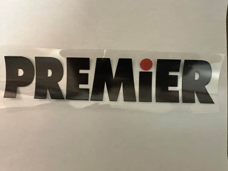 Premier Kick Drum Decal image 1
