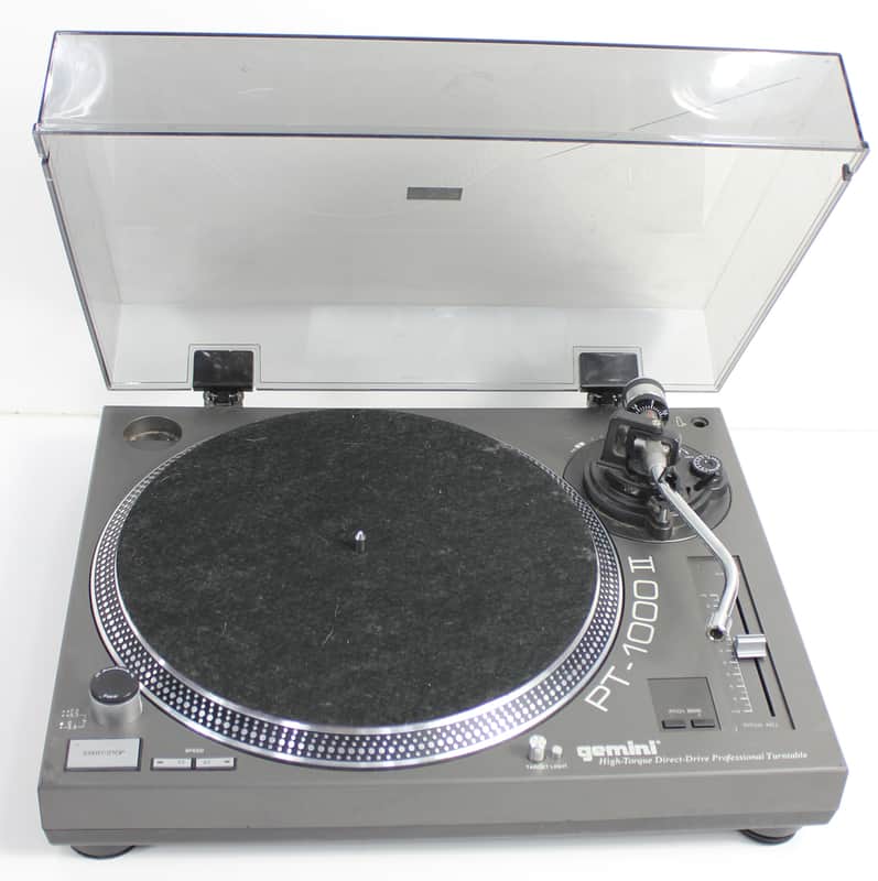 Gemini PT 1000 II Direct Drive High Torque DJ Turntable | Reverb