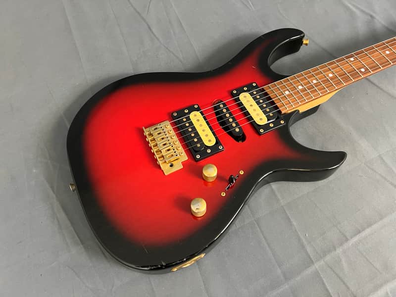 Anboy Electric Guitar Red Burst Fujigen! MIJ! image 1